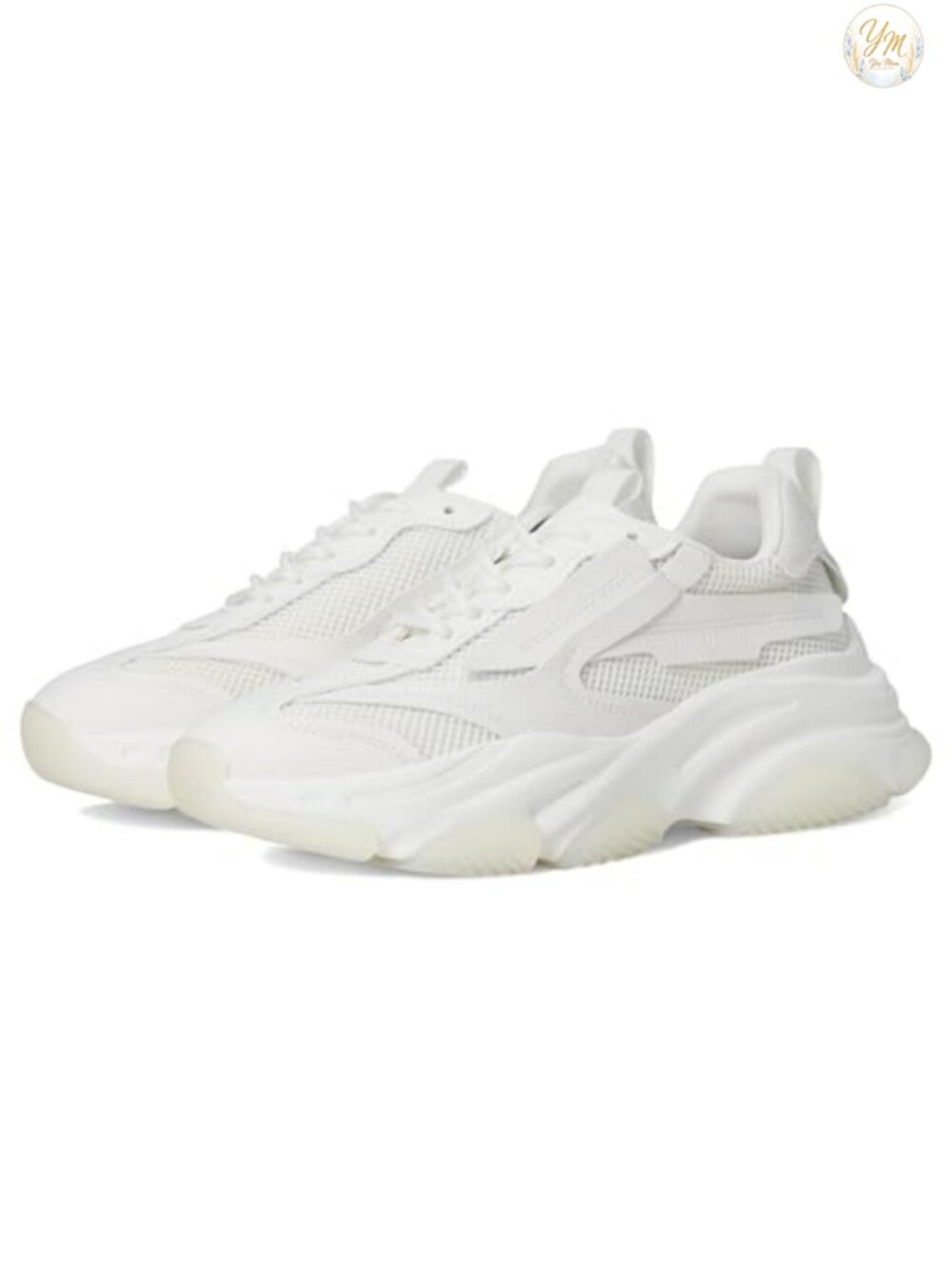 Steve Madden Possess Men's Fashion Sneakers Platform Lace-Up Breathable Athletic